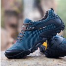 Wear-Resistant Hiking Shoes Cow Leather Lycra Upper Men Trekking Footwear Breathable Anti-Slippery