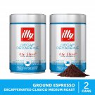 Illy- Coffee Decaffeinated Ground Coffee (Medium Roast) Coffee, 8.8 Ounce ,2 count