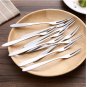 10PCS Stainless Steel Fruit Fork Spoon Dessert Cake Ice Cream Fork  Mixing Coffee Spoon