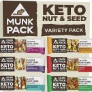 Munk Pack Keto Nut & Seed Bar, 1G Sugar, 3G Net Carbs, Keto Snacks, No Added Sugar