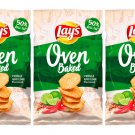 Chip Maniac- LAYS Oven Baked Chili & Lime Flavor Potato Chips Crisps Snacks 3 X 125g From Europe
