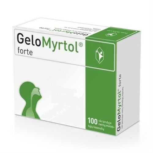 GELOMYRTOL forte Capsules 100 Pcs-Original made in Germany