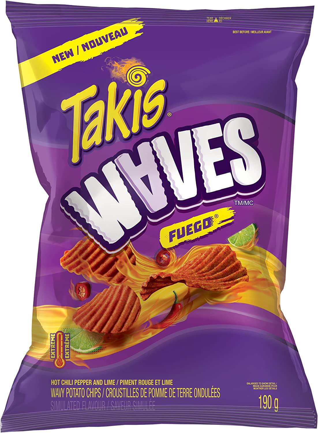 Chip Maniac 3 x Takis® Waves™ Fuego Hot Chili Pepper and Lime Wavy