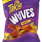 Chip Maniac- 3 x Takis® Waves™ Fuego Hot Chili Pepper and Lime Wavy Potato Chips- From Canada