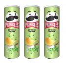 Chip Maniac- Pringles Spring Onion  Flavor Potato Chips x 3 cans   From europe