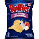 Chip Maniac-3 Bags Ruffles All Dressed Chips Size 200g  -  From Canada