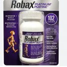 ROBAX Platinum Muscle and Back Pain Relief 102 Caplets Canada product