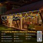 MZD8391 40FT 380 LED Color Changing Christmas Lights Outdoor Indoor