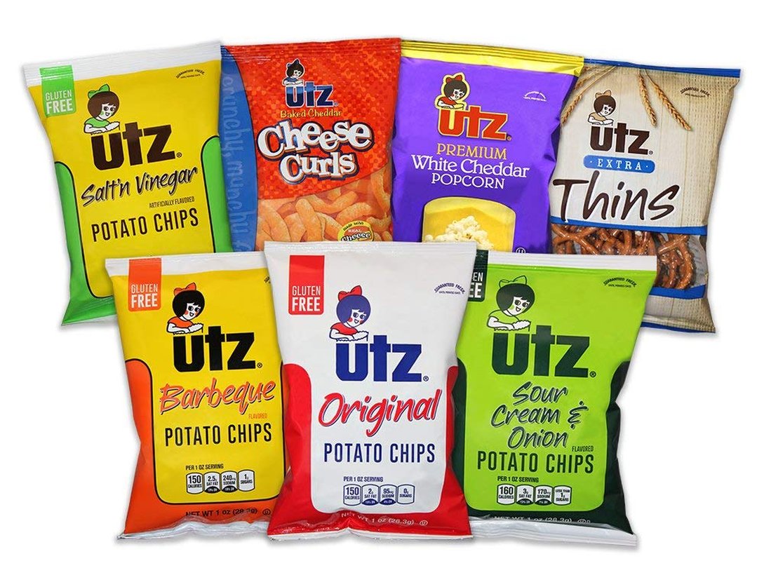 Chip Maniac-Utz Jumbo Snack Variety Pack (Pack of 60) Individual Snack Bags