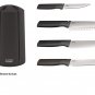 Joseph Joseph Elevate Knives Carousel Knife Set with Rotating Storage Stand, 6-piece, Black