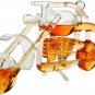 Biker's Choice-Motorcycle Gift Decanter Wine & Whiskey- 750 ml