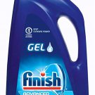 Finish Dishwasher Detergent Gel Liquid, Lemon Scent, 75oz- 1-2-3btl