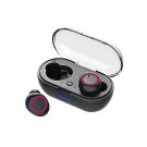 Bluetooth  5.0 - Earphone Outdoor Sports Wireless Headset - Black and red