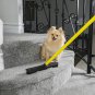 Pet Hair FURemover Broom with Squeegee made from Natural Rubber, l with Squeegee & Telescoping