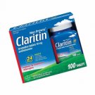 Claritin 24hr Allergy Medicine Non-Drowsy (10mg) 100 Tablets