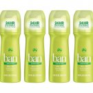Ban Roll-On Antiperspirant Deodorant, Unscented, 3.5 Ounce (Pack of 4),
