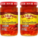 Old El Paso Sliced Red Jalapenos 2 x 215g jars
