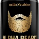 Alpha Beard Growth Supplement Biotin 10,000mcg Patented Collagen OptiMSM 60 Caps