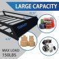 Roof Rack Cargo Basket, Anti-Rust Rooftop Cargo Carrier withRemovable Wind Fairing