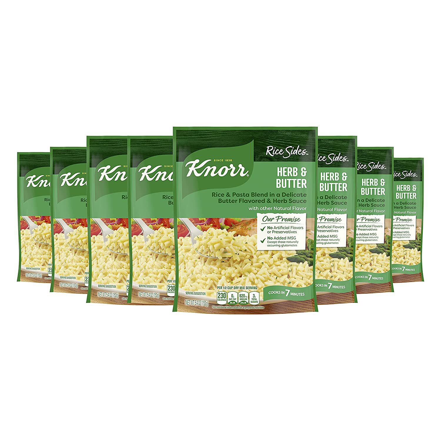 8-Pack Knorr Rice Side Dish, Creamy Chicken