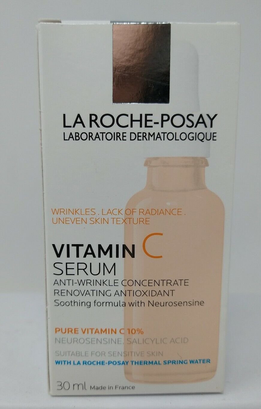 La Roche Posay Vitamin C Serum, Anti Wrinkle, 1.0fl.oz,- All skin Types