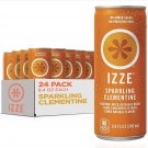 IZZE Sparkling Juice, Clementine, 8.4 Fl Oz (Pack of 24)