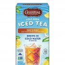 Celestial Seasonings Cold Brew Iced Tea, Half and Half Iced Back Tea and Lemonade 6 packs