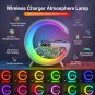 Wireless Charger Alarm Clock Speaker  Light Fast Charging Station for iPhone 11 12 13 14 Samsung