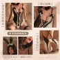 Lingerie Bunny Hollow Out Bodysuit One Piece Lace Open Crotch Hollow Out- One Size