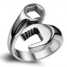Creative Wrench-Shaped Ring Fashion Funny Men's Hip-Hop Rock Accessories Gift