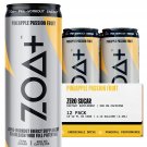 ZOA -ZOA+ Pre-Workout Energy Drink, Pineapple Passion Fruit 12 Fl Oz - Zero Sugar, (Pack of 12)
