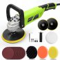 Buffer Polisher for Car Detailing, 7 Inch/6 Inch Car Buffers and and Polishers Kit