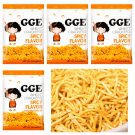 (4 Pack) GGE Wheat Crisps Hot Spicy Chicken Flavor Crackers, Crunchy Snack, 80g