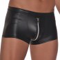 Boxer Sexy Men Boxers PU Leather Male Shorts Underpants Slip Gay Penis Pouch
