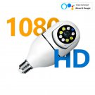 5G Bulb E27 Surveillance Camera Full Color Night Vision Automatic Human Tracking Zoom