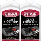 Weiman Glass Cook Top Heavy Duty Cleaner & Polish 10 oz -2 count