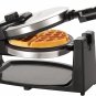Belgian Waffle Maker Commercial Double Waring Breakfast Iron Kitchen Heavy New