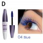 5D Silk Fiber Mascara   Color Thick Curly Waterproof Durable  Extremely Smoothly Eylash Set of 5