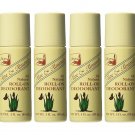 Natural Roll-On Deodorant 4Pk x 3 fl oz Safe Non-Irritating Formula Odor Control by Alverak