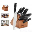 Traditional Knives Cutlery Set Self-sharpening 15-pc Knife Flatware Steel Silverware By Caphalon