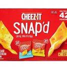 Cheez-It Snap'd Crackers, Variety Pack, .75 oz, 42-count-Free shipping-cp