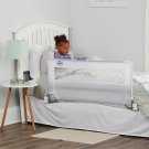 Baby & children 2 to 5 years- Swing Down Bed Rail Guard, with Reinforced Anchor 43 Inch, White