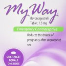 My Way Emergency Contraceptive  - up to 3 days effective  1 or 6 boxes