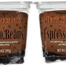Dark Chocolate Covered Espresso Beans 14 oz X 2 Light Caffeine Punch Delicious Taste