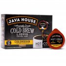 Hot or Cold   Cold Brew Coffee-Columbian- Concentrate Single Serve Liquid Pods - 1.35 Fluid