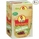 Sun Maid Organic California Sun-Dried Raisins 2 Bags-2 Lb, Total 4 Lbs