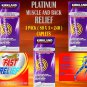 3 Kirkland Muscles and Back Pain Platinum (240 Caplets)-Robax generic