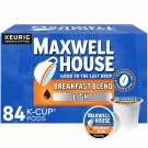 Maxwell House Breakfast Blend Light Roast K-Cup Coffee Pods 84 Pods