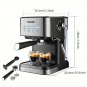 Fast Heating Espresso Machine With Milk Frother Wand Perfect For Home Baristas And RVs 20 Bar