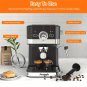 Fast Heating Espresso Machine With Milk Frother Wand Perfect For Home Baristas And RVs 20 Bar